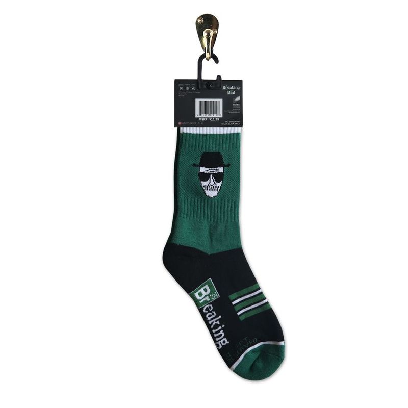 Odd Sox Breaking Bad Who Is Heisenberg Knit Men's Socks (Size 6-13)