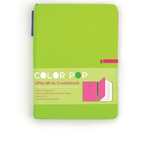 International Arrivals Color Pop Notebook Lime Green