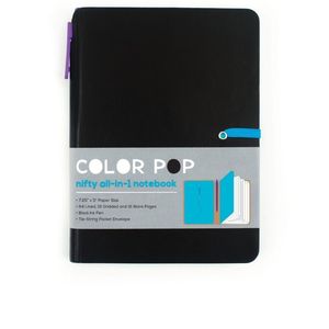 International Arrivals Color Pop Notebook Black