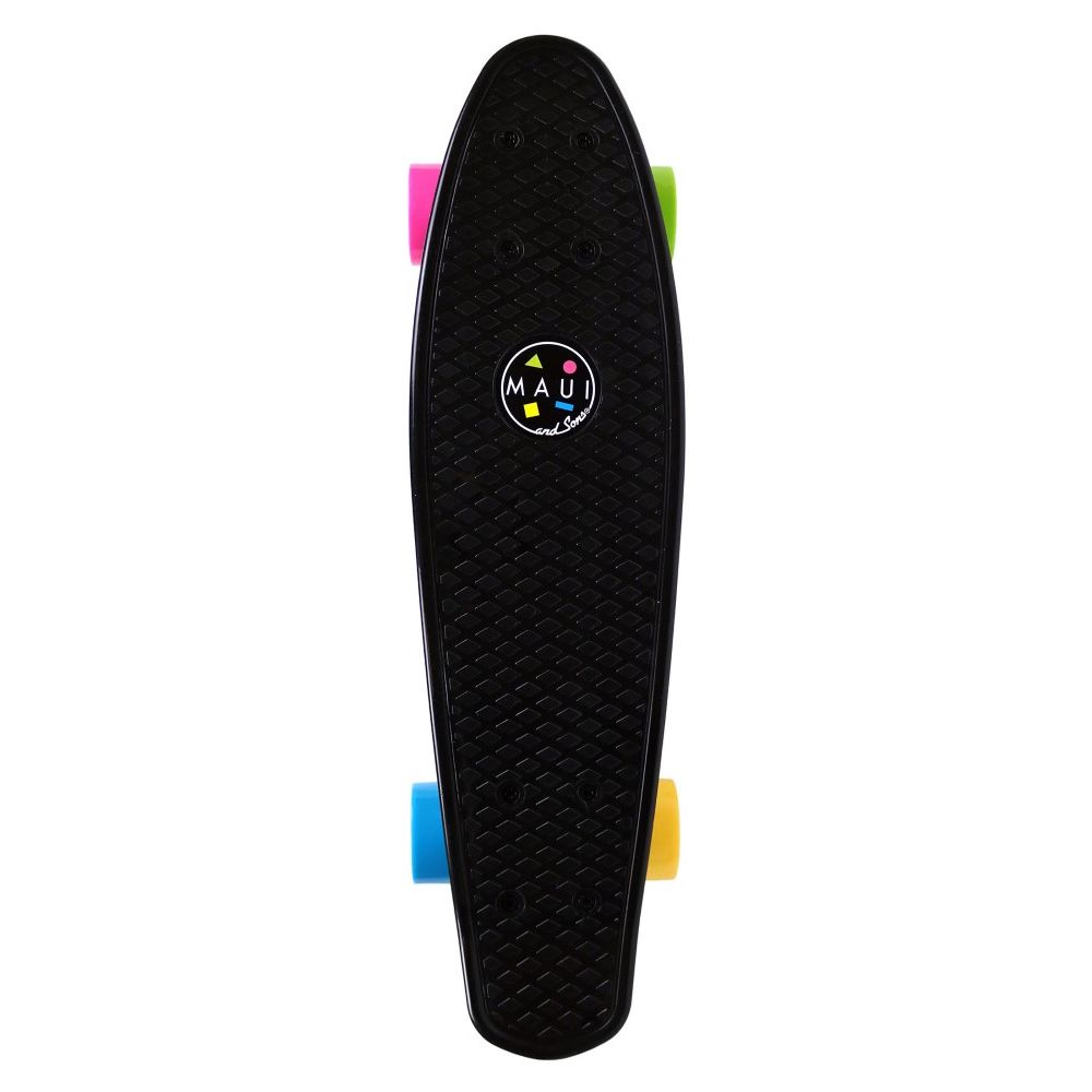Maui and Sons Cookie Skateboard Black 22 Inch