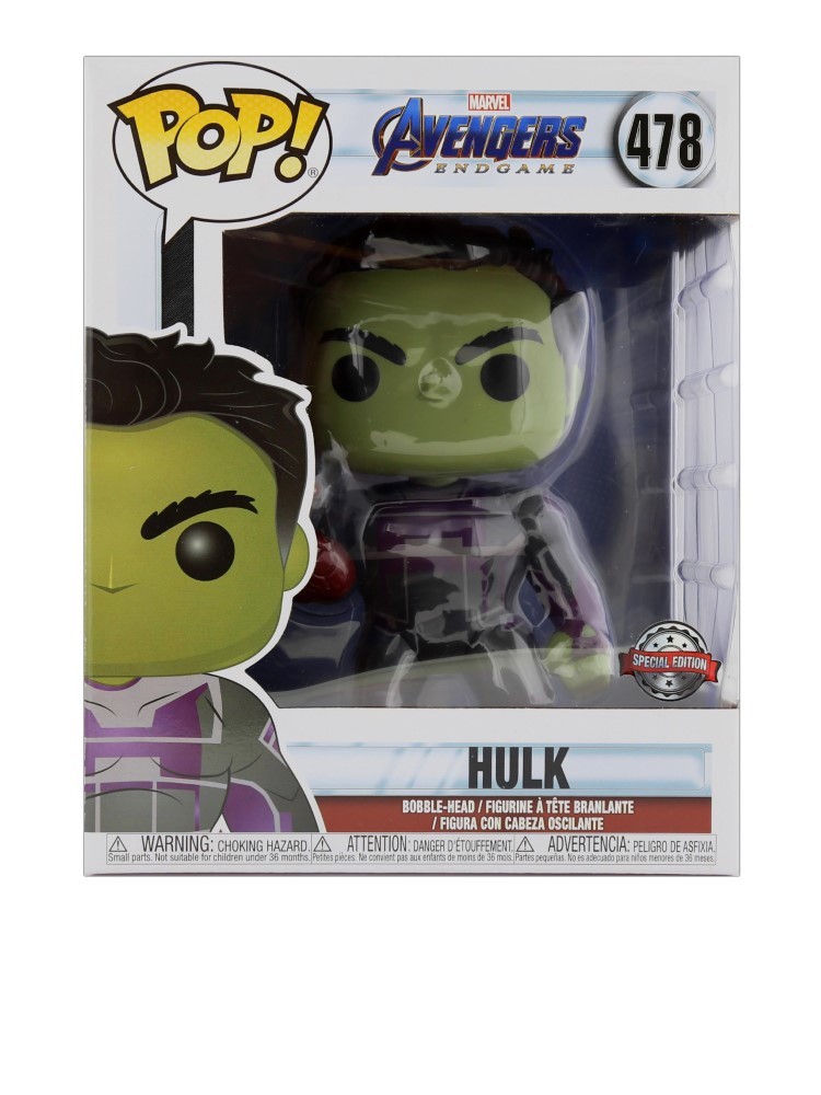 Funko Pop Marvel Avengers Endgame 6 Inch Hulk With Gauntlet Vinyl Figure