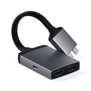 Satechi Adapter Type-C Dual HDMI Adapter Space Grey