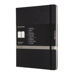 Moleskine Pro Hard Notebook XL - Black