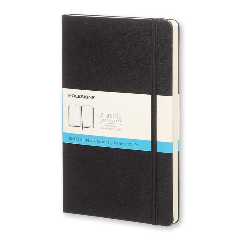 Moleskine Dotted Hard Notebook Large - Black