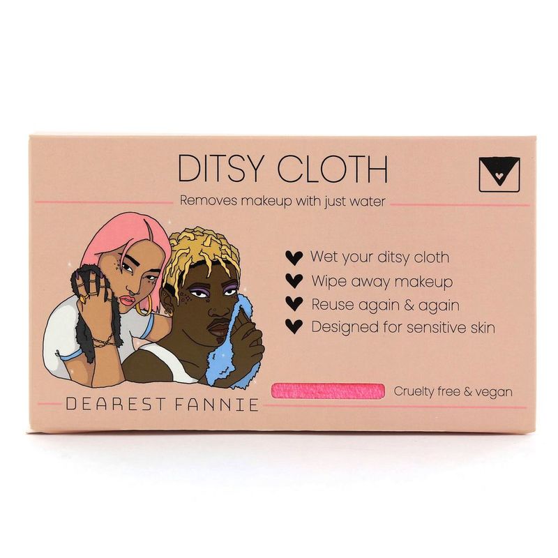 Dearest Fannie Pink Ditsy Cloth Skin Care