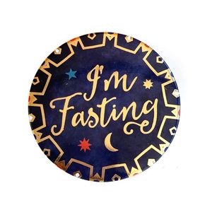 Party Camel I'm Fasting Badge