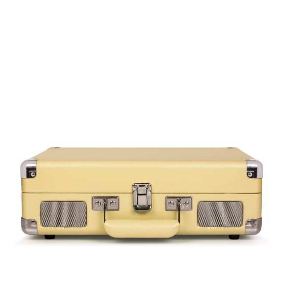 Crosley Cruiser Deluxe Portable Turntable with Built-in Speakers - Fawn