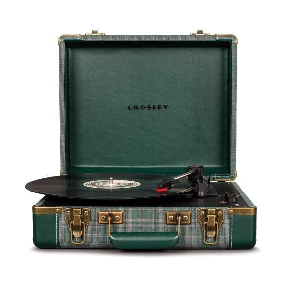 Crosley Executive Portable Turntable with Built-in Speakers - Pine