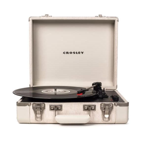 Crosley Executive Portable Turntable with Built-in Speakers - Sand