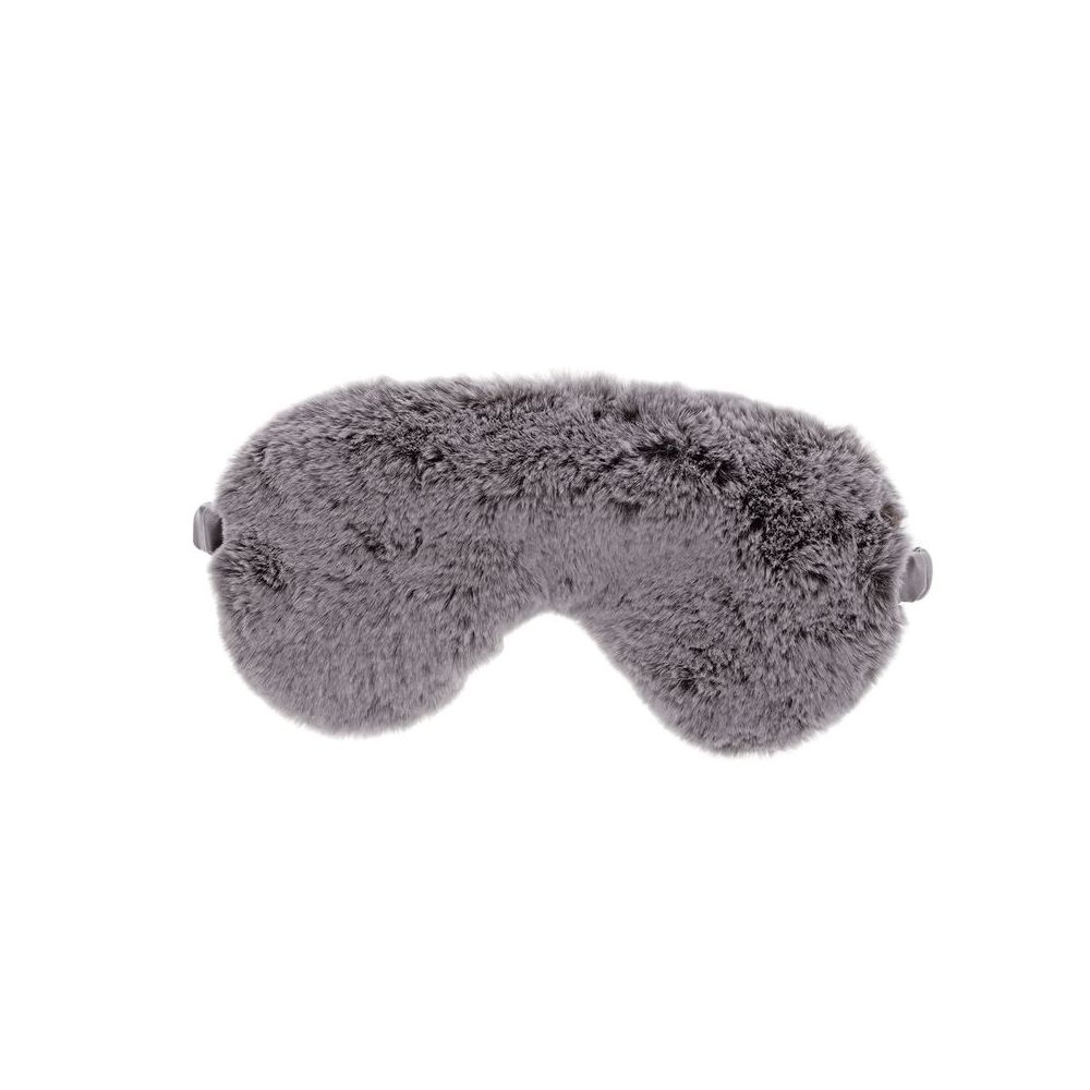 Aroma Home Grey Faux Fur Range Eye Mask