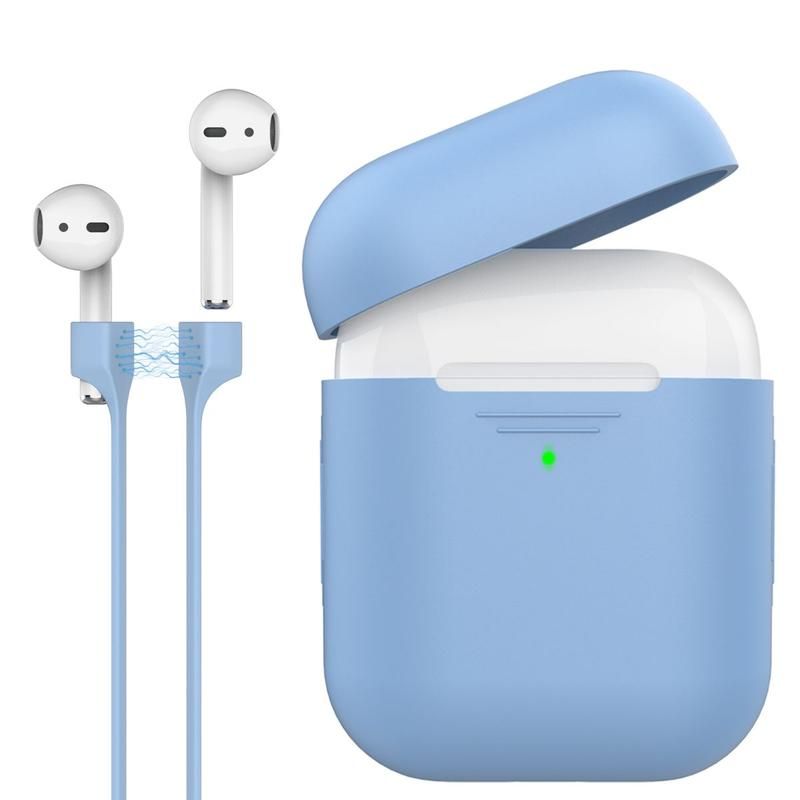 Promate PodKit Blue Protective Case and Strap Kit for AirPods