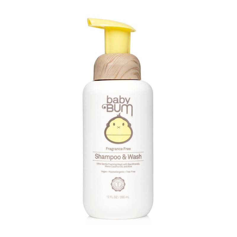 Sun Bum Baby Bum Shampoo and Wash Fragrance Free