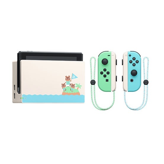 Nintendo Switch Animal Crossing Console + Snakebyte Starter Kit + Headphones + Case (Bundle)