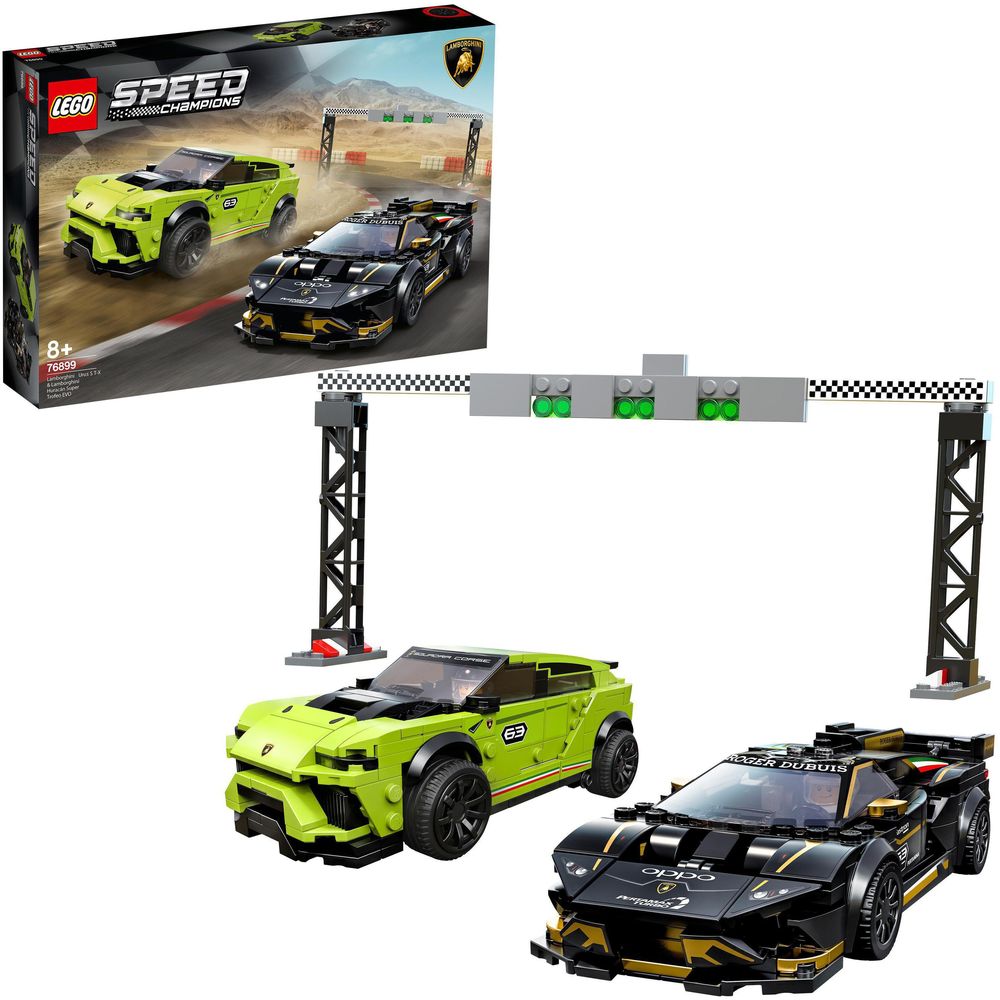 LEGO Speed Champions Lamborghini Urus St-X & Lamborghini Huracan Super Trophy 76899