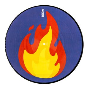 Serato 12-Inch Flame & Record Emoji Control Vinyl Pair