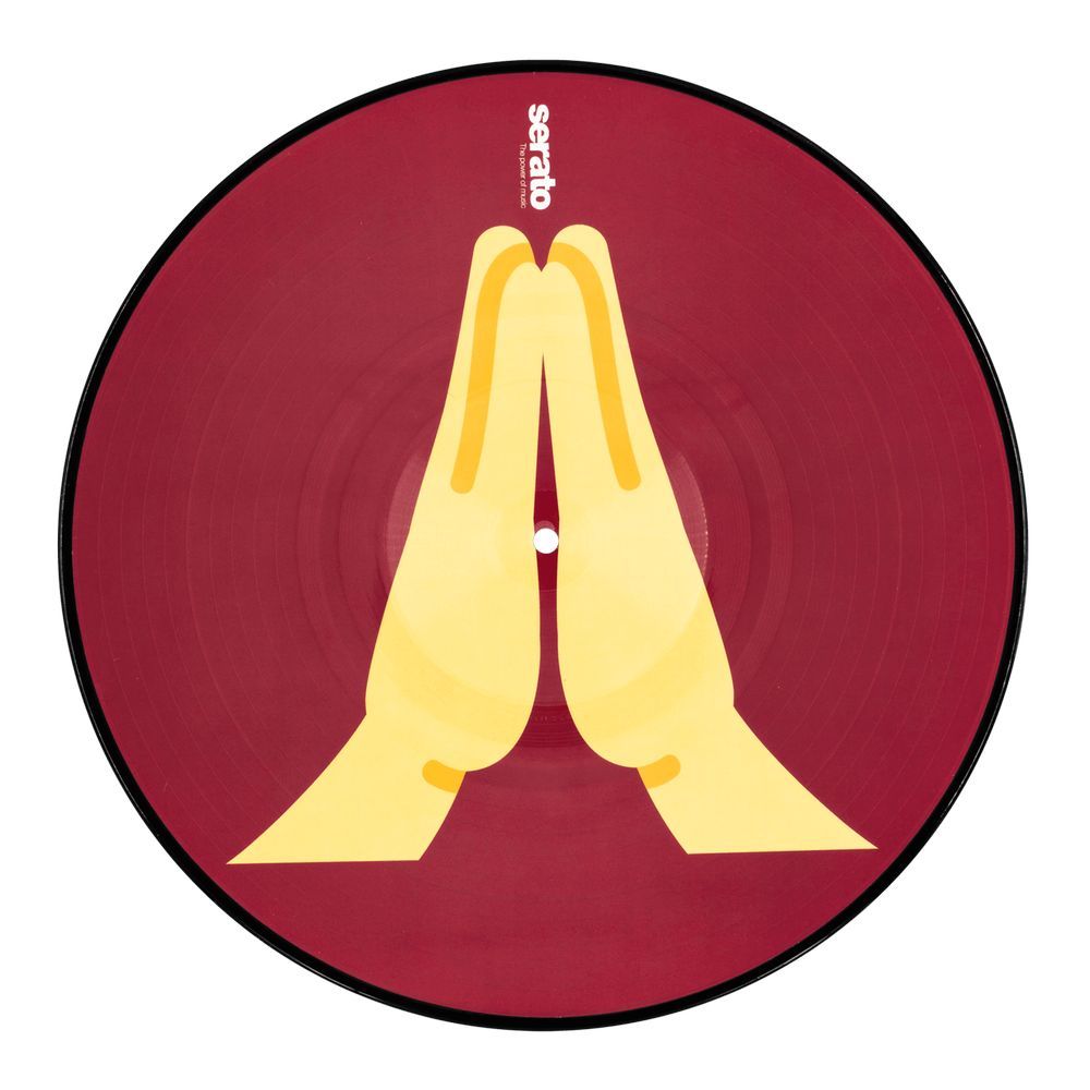 Serato 12-Inch Pray & Raised Hands Emoji Control Vinyl Pair