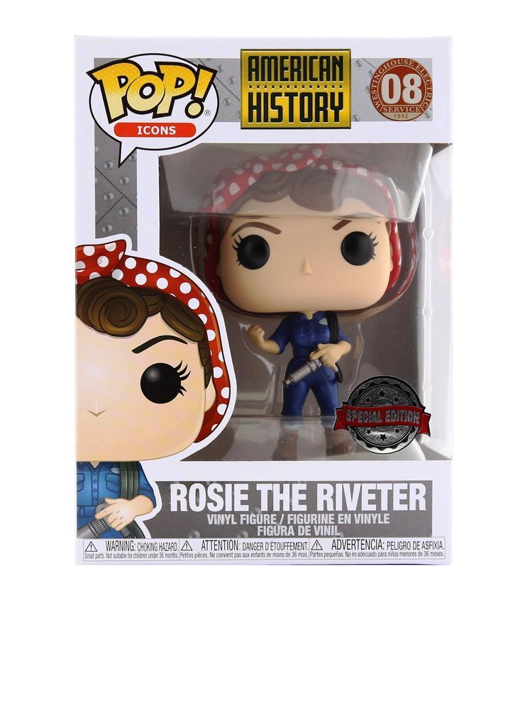 Funko Pop Icons History Rosie the Riveter Vinyl Figure