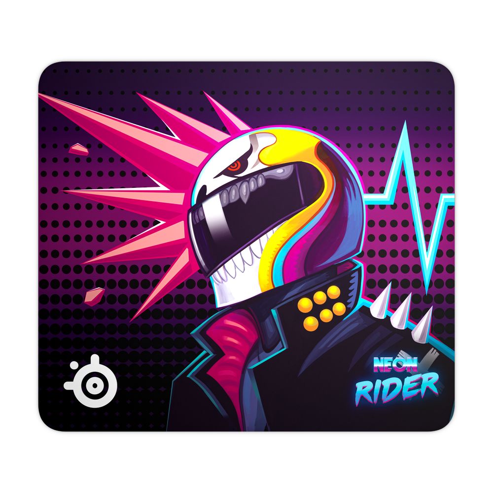 SteelSeries QcK Large Neon Rider Edition Mouse Pad