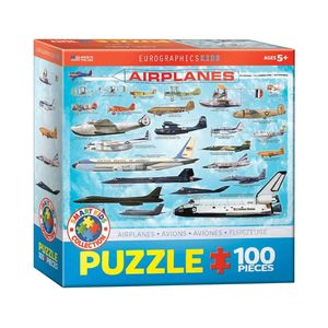 Eurographics Airplanes 100 Pcs Jigsaw Puzzle