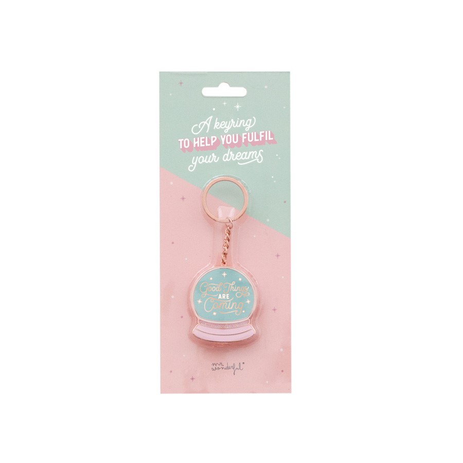 Glitter Collection Good Things Are Coming Keyring