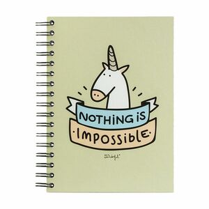 School Nothing Is Impossible Notebook