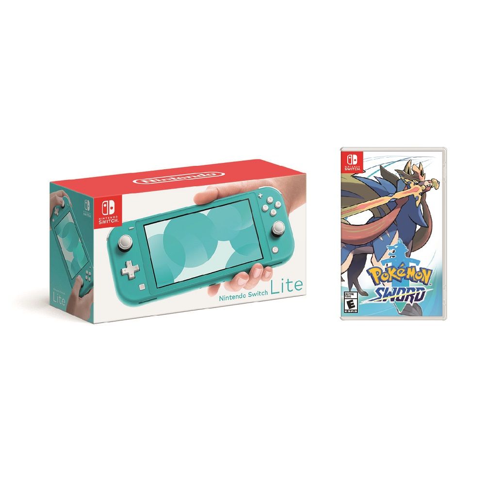 Nintendo Switch Lite Turquoise + Pokemon Sword