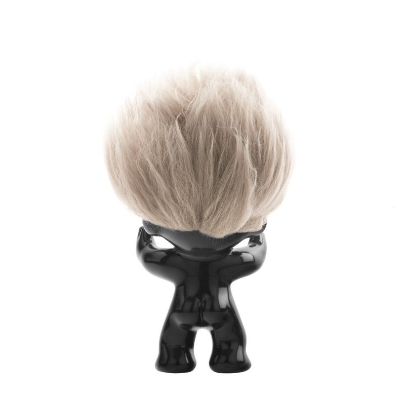 Good Luck Troll Black with Natural Hair Statue (12 cm)