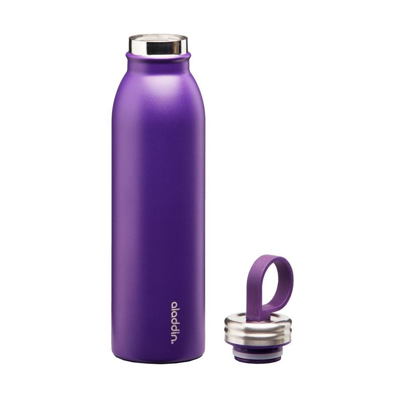 Aladdin Chilled Thermavac Stainless Steel Water Bottle 0.55L Violet Purple