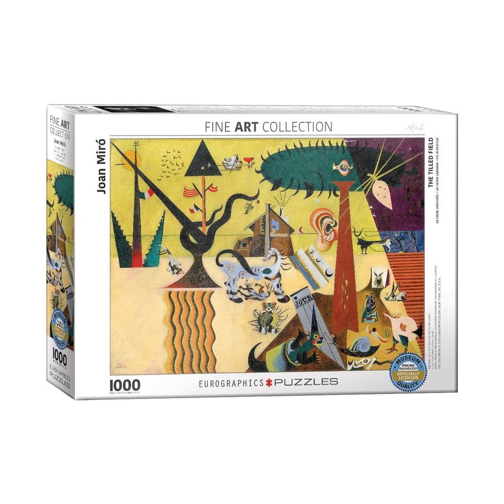 Eurographics The Tilled Field By Joan Miro 1000 Pcs Jigsaw Puzzle