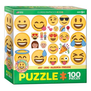 Eurographics Emoji Joy 100 Pcs Jigsaw Puzzle Jigsaw Puzzle