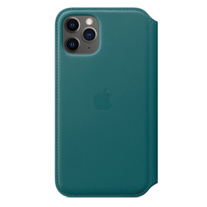 Apple Leather Folio Peacock for iPhone 11 Pro