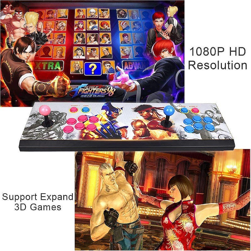 Pandora Treasure Box 9S Retro Gaming Console 3D 2260 Built-In Games Acrylic/Metal