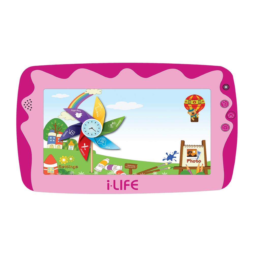 iLife Kids Tab 4 Pink 7 Inch Kids Tablet 512MB/8GB/Wi-Fi/Android 4.2