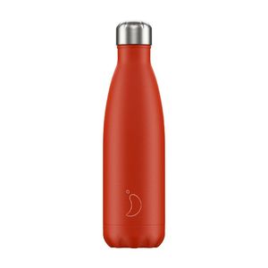 Chilly's Bottle Neon Red Water Bottle 500ml