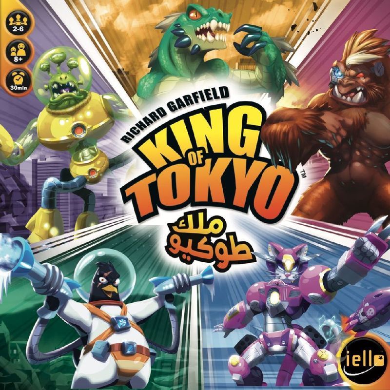 Iello King Of Tokyo Game (English/Arabic)