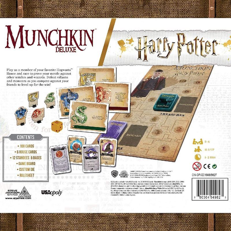 The Op Games Munchkin Harry Potter Deluxe Game