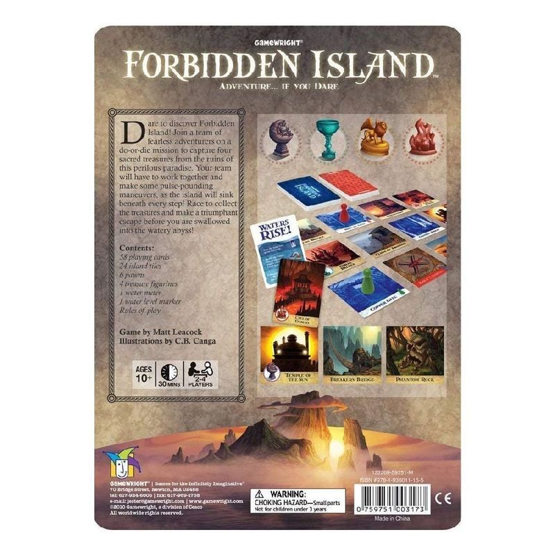 Gamewright Forbidden Island Game
