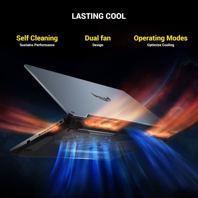 ASUS TUF A15 FA506II-HN149T Gaming Laptop AMD R7-4800H/16GB/512GB SSD/NVIDIA GeForce GTX 1650 Ti 4GB/15.6FHD Display/144Hz/W10H/Grey