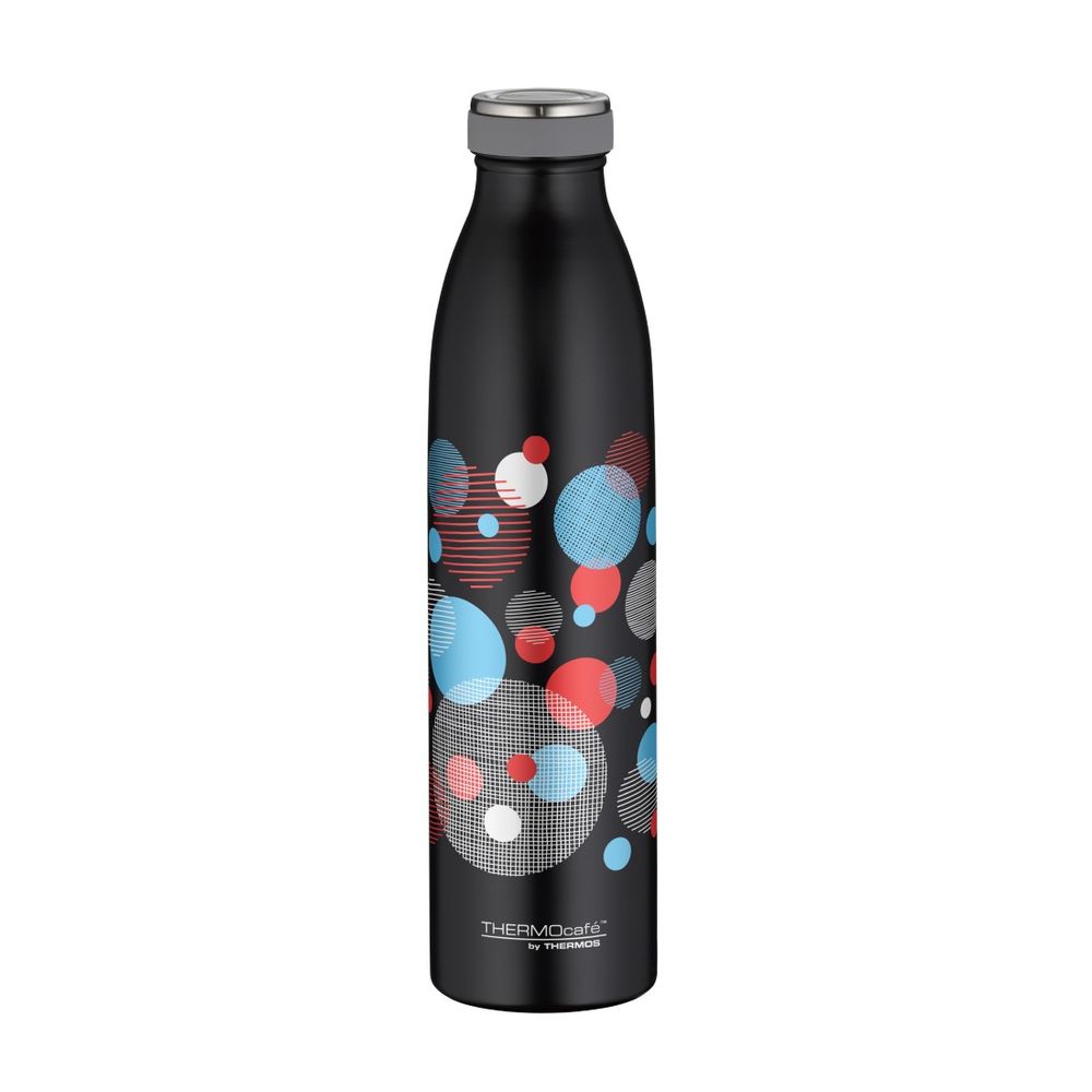 Thermos Thermocafe By Double Wall Stainless Steel Insulated Bottle 500ml Dots