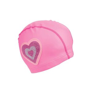 Bling2O Swimming Cap Neon Pink Heart