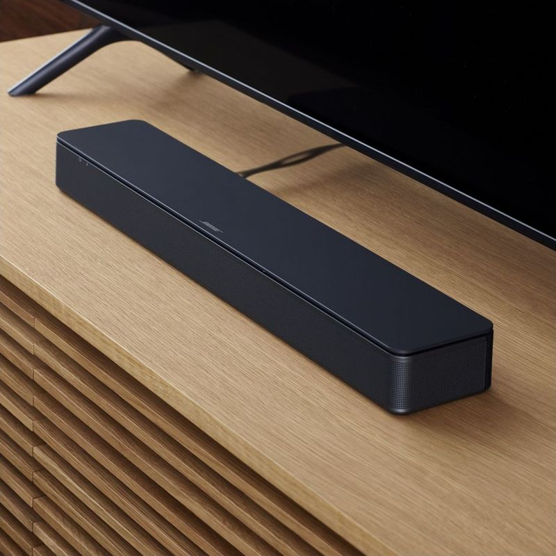 Bose TV Speaker Black - Small soundbar with Bluetooth connectivity