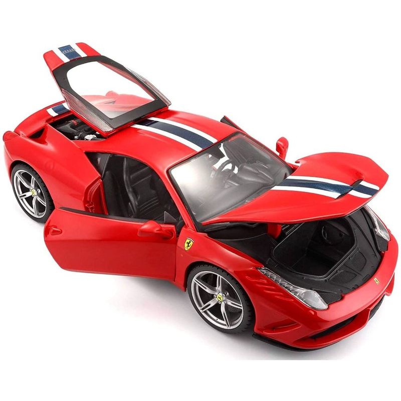 Bburago Ferrari 458 Speciale Race And Play Collection Die-Cast Model 1.18 Scale