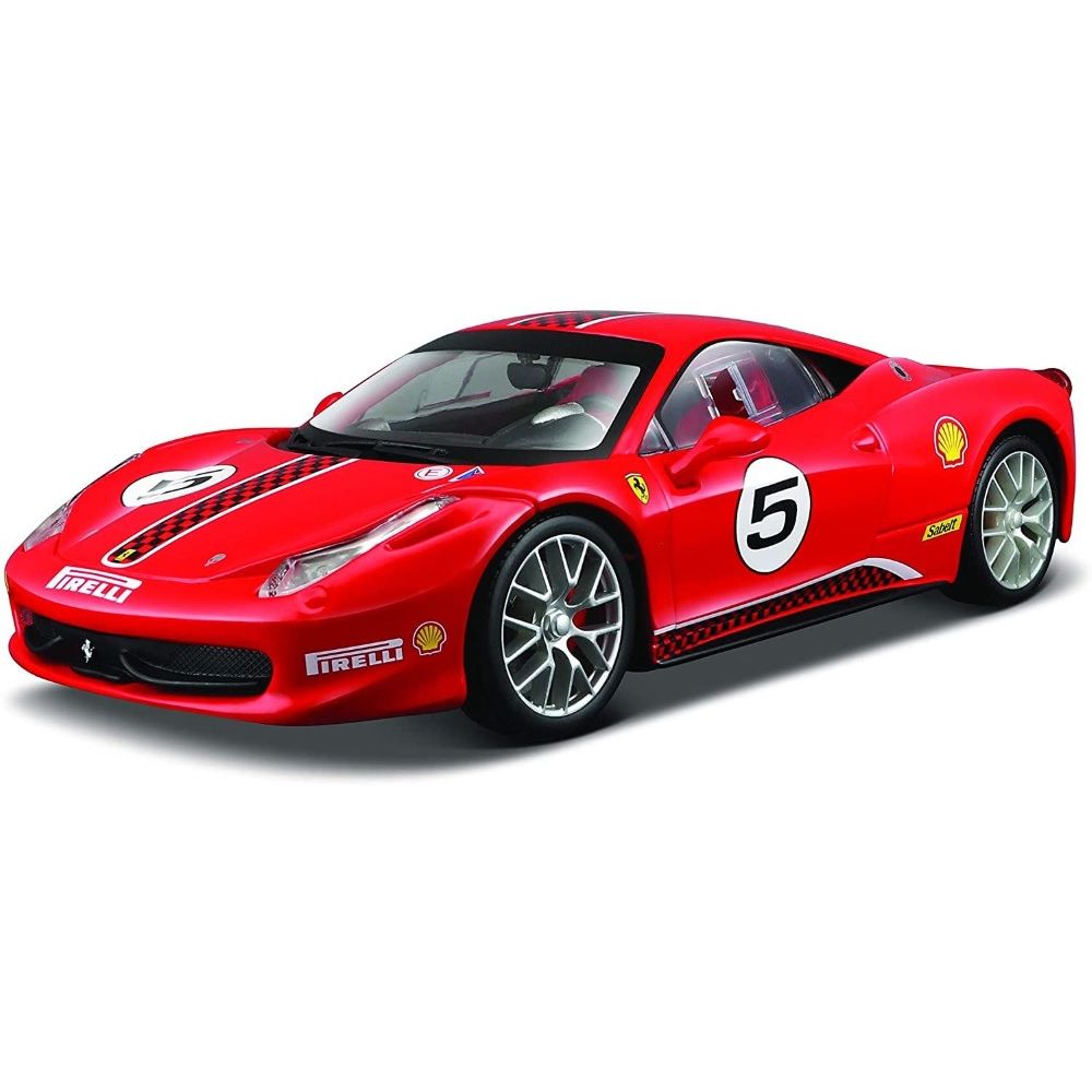 Bburago Ferrari 458 Racing Collection Die-Cast Model 1.24 Scale