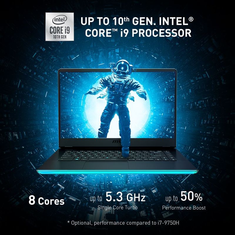 MSI GE66 Raider 10SGS Gaming Laptop i7-10750H/16GB DDR4/1TB SSD/NVIDIA GeForce RTX 2080 SUPER MAX-Q 8GB/15.6 inch FHD IPS Level Display/240Hz/Windows 10 Home Advanced