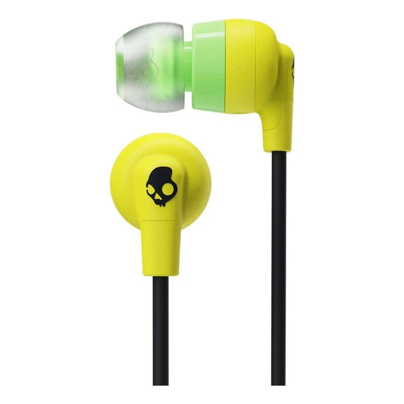Skullcandy Ink'd+ Electric Yellow In-Ear Earphones with Mic