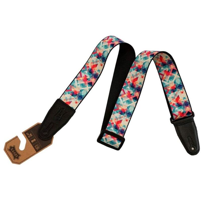 Levys MDL8012 Polyester Guitar Strap with Sublimation-Printed Design 2-Inch