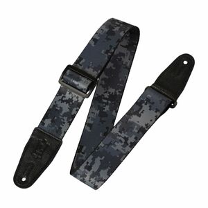 Levys Sublimation Printed Guitar Strap With Genuine Leather Ends 2 Inch Mps2120