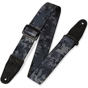Levys MPS2121 Sublimation Printed Guitar Strap with Genuine Leather Ends 2-Inch