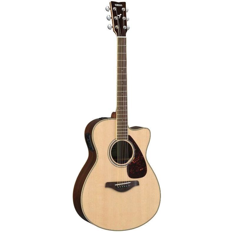 Yamaha FSX-800C Concert Acoustic-Electric Guitar with Cutaway Natural