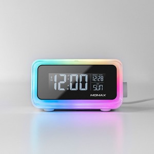 Momax Q. Clock 2 Digital Clock with Wireless Charger
